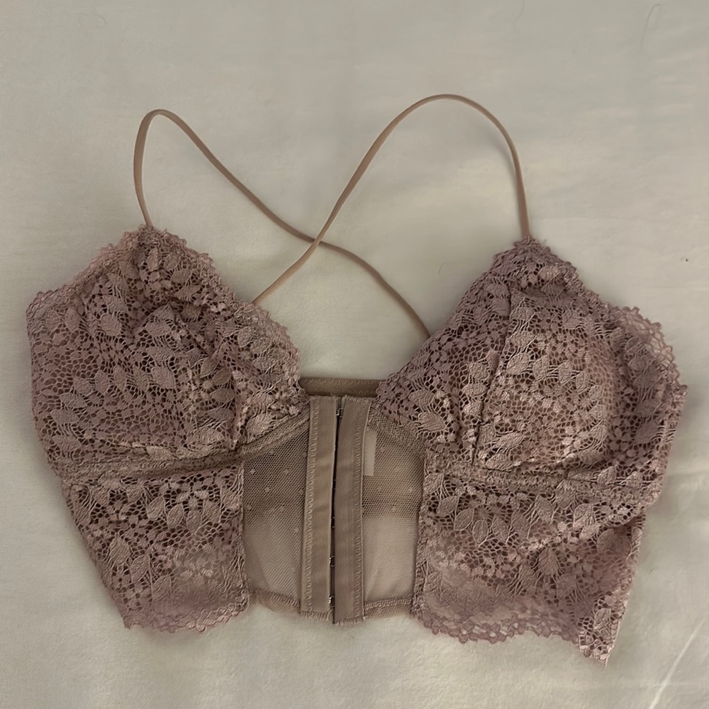 Garage Lace Bralette Top (Size: XS)
